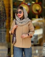 شومیز پاستیلی دلسا - Image 12