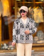 ژاکت طرح دار ( در شش رنگ)