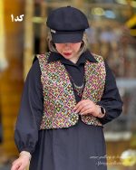 جلیقه سنتی لینن مشکی (در 19 طرح) - Image 2