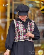 جلیقه سنتی لینن مشکی (در 19 طرح) - Image 9