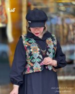 جلیقه سنتی لینن مشکی (در 19 طرح) - Image 10