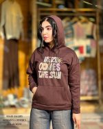 هودی جلو طرح دار (در چهار رنگ) - Image 2