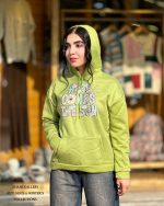 هودی جلو طرح دار (در چهار رنگ) - Image 4