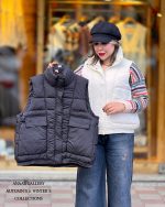 پافر در دو رنگی مشکی و سفید