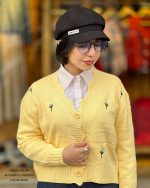 ژاکت گلدوزی در شش رنگ