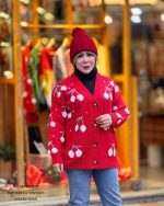 ژاکت طرح آلبالو در سه رنگ - Image 4