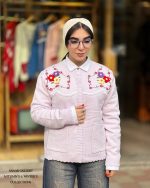 ژاکت بافت گلدوزی شده در چهار رنگ - Image 4
