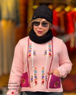 بافت جیب دار گلدوزی ( در سه رنگ)