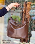 کیف دوشی چرم مدل شُل (در 4 رنگ) - Image 5
