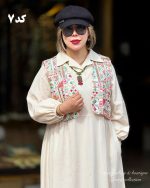 پیراهن جلیقه انار(در7طرح) - Image 15