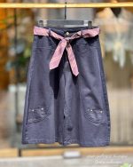 شلوار کتان کمر کراواتی - Image 2