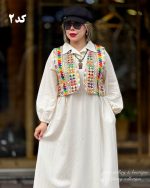 پیراهن جلیقه انار(در7طرح) - Image 4