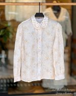 شومیز گلدار یقه به به - Image 5