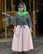 ست شومیز دامن گلبهار در 5 رنگ - Image 2