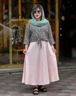 ست شومیز دامن گلبهار در 5 رنگ - Image 4