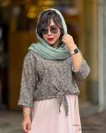 ست شومیز دامن گلبهار در 5 رنگ - Image 10