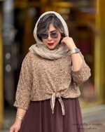 ست شومیز دامن گلبهار در 5 رنگ - Image 9