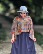 ست پانچ و دامن گلوریا در 2 رنگ - Image 6
