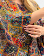ست پانچ و دامن گلوریا در 2 رنگ - Image 8