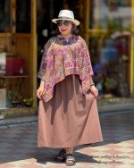 ست پانچ و دامن گلوریا در 2 رنگ - Image 2