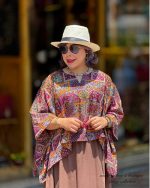 ست پانچ و دامن گلوریا در 2 رنگ - Image 5