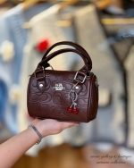 کیف دوشی چرم گیلاسی در چهار رنگ - Image 3